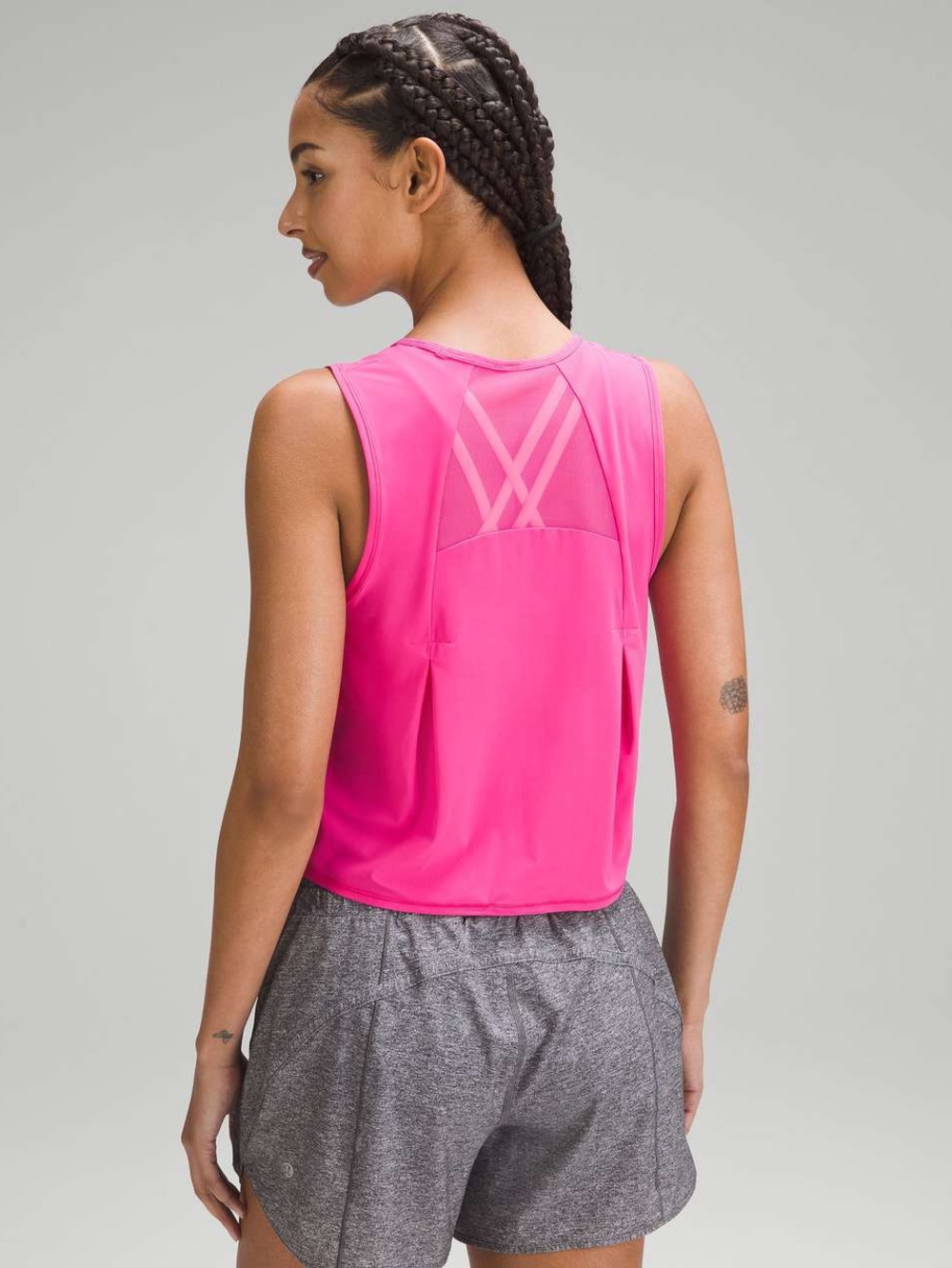 Lululemon Sculpt Cropped Tank Top in Sonic Pink Size 8